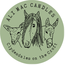 Load image into Gallery viewer, No 9: Clydesdales On The Croft - Honeysuckle and Green grass, Luxury Candle Jar. - Ali Mac Candles