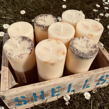 Load image into Gallery viewer, Raw Beeswax Pillar Candles - Ali Mac Candles