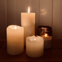 Load image into Gallery viewer, Raw Beeswax Pillar Candles - Ali Mac Candles