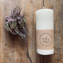 Load image into Gallery viewer, Raw Beeswax Pillar Candles - Ali Mac Candles