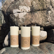 Load image into Gallery viewer, Raw Beeswax Pillar Candles - Ali Mac Candles