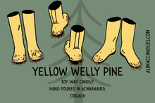 Load image into Gallery viewer, Yellow Welly Pine, Pine Forest, Luxury Candle Jar