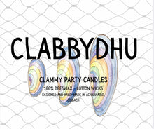Load image into Gallery viewer, Clabbydhu - Clammy Party Candles