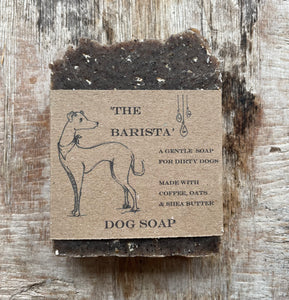 The Barista - Coffee & Oat soap for dogs by Castaway Scotland