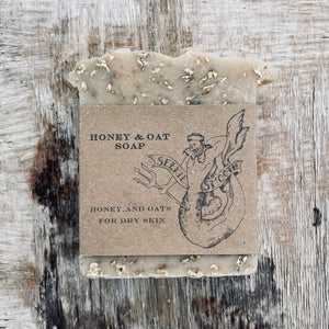 Selkie Smooth - Honey and Oat Soap - by Castaway Scotland.