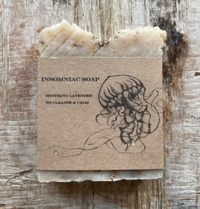 Insomniac with Lavender bits soap by Castaway Scotland