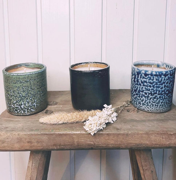 Ceramic Candle Pot - Ali Mac Candles