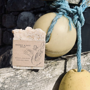 Selkie Smooth - Honey and Oat Soap - by Castaway Scotland.