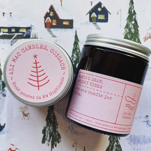 Santa’s Dram - Whisky Vibes, Luxury Candle Jar.